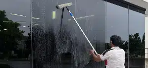 Professional commercial window cleaning service for office buildings